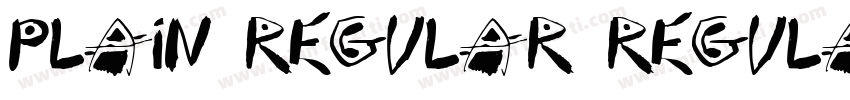 Plain Regular Regula字体转换